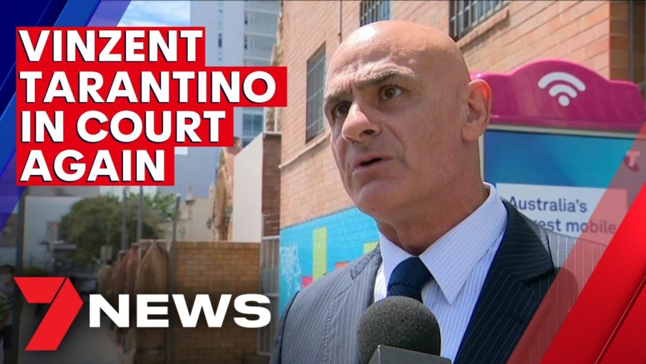 Vinzent Tarantino arrested in Canada Bay, speaks outside a Sydney court | 7NEWS