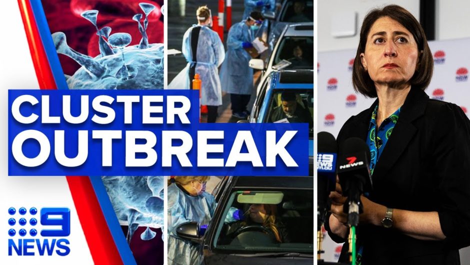 Coronavirus: Further restrictions amid new Sydney cluster | 9 News Australia