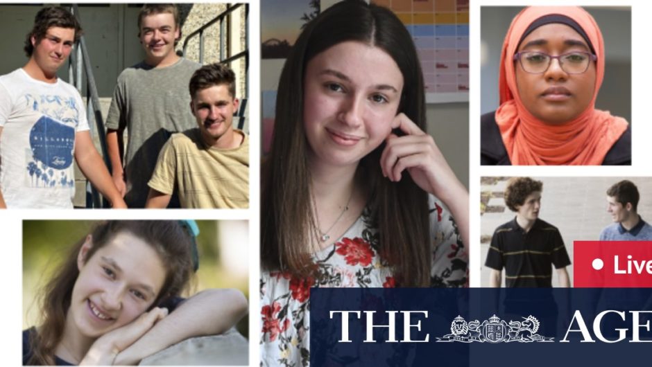 Victoria Year 12 students receive their end of year results, study ranks