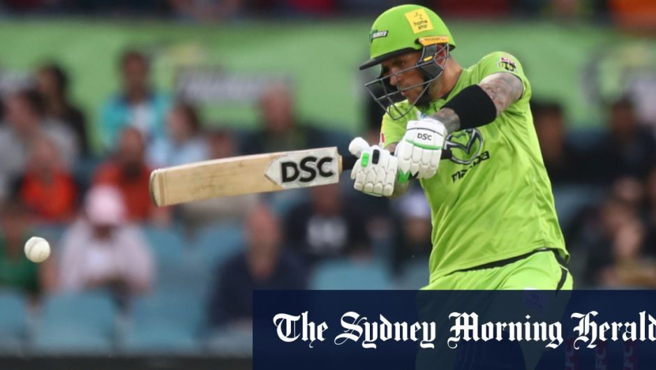 Hales blitz batters Stars as Thunder seal 75 run victory