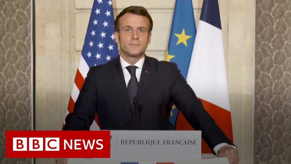 French President Macron condemns US attack – BBC News