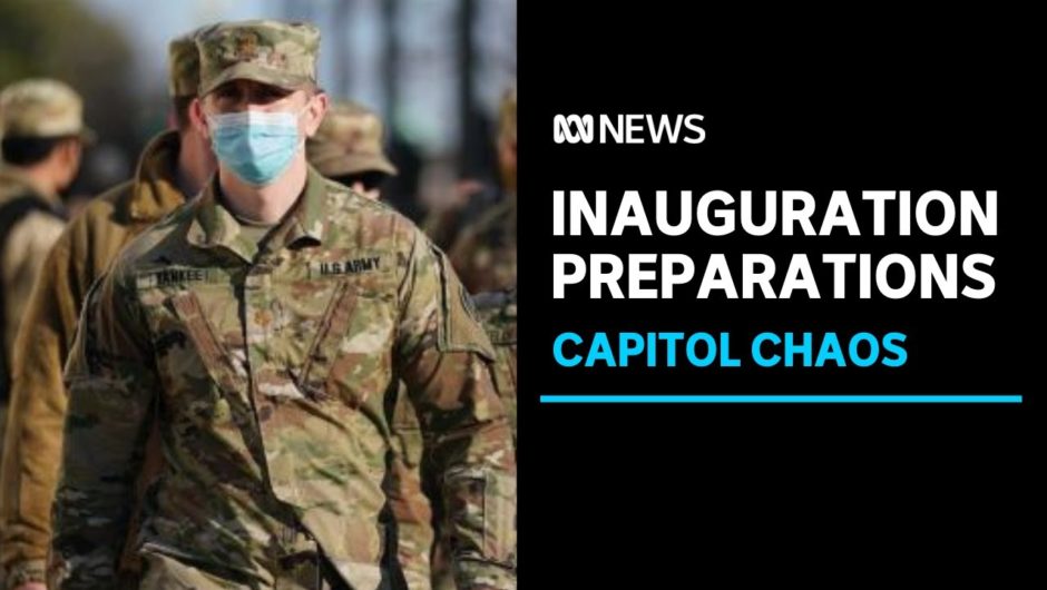 Troops descend on Washington as US prepares for Biden inauguration | ABC News