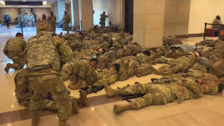 Thousands of troops in Washington for inauguration