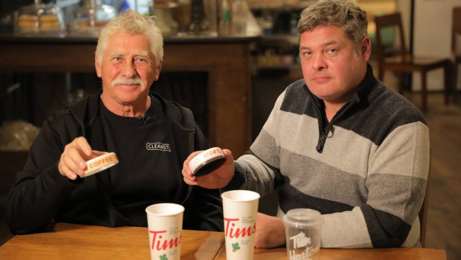 Father-son team allege Tim Hortons took their design for a COVID-safe lid applicator