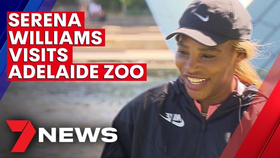 Australian Open: Serena Williams takes daughter Olympia to the Adelaide Zoo | 7NEWS