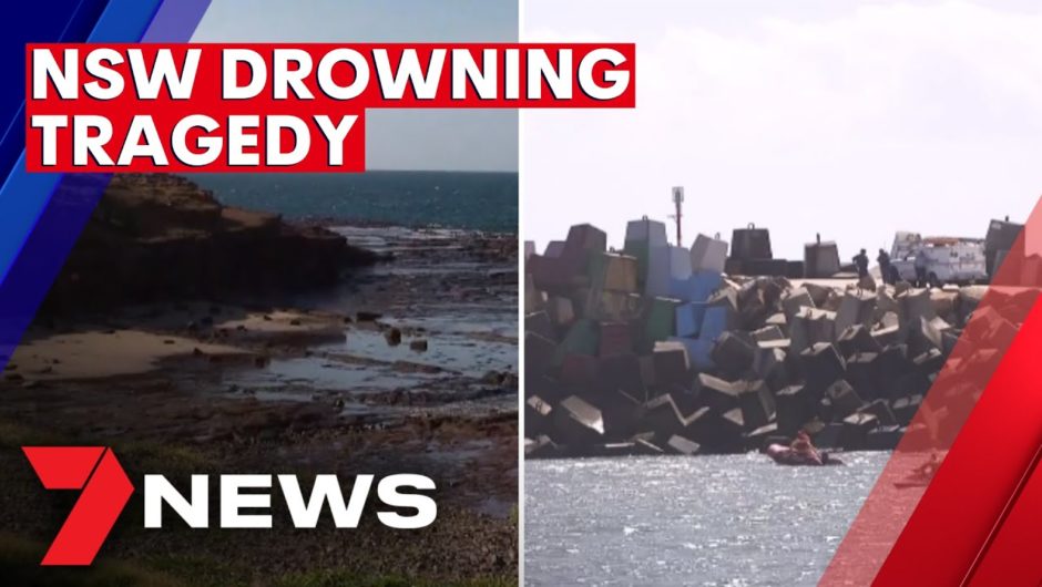 Three men die after being swept off rocks in NSW | 7NEWS