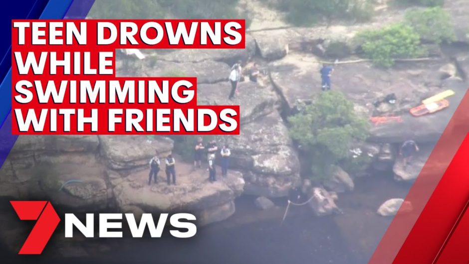 Teenager drowns while swimming with friends at a popular Sydney spot | 7NEWS