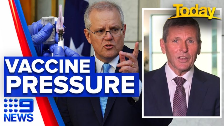 Coronavirus: Growing pressure on PM to deliver vaccine on time | 9 News Australia