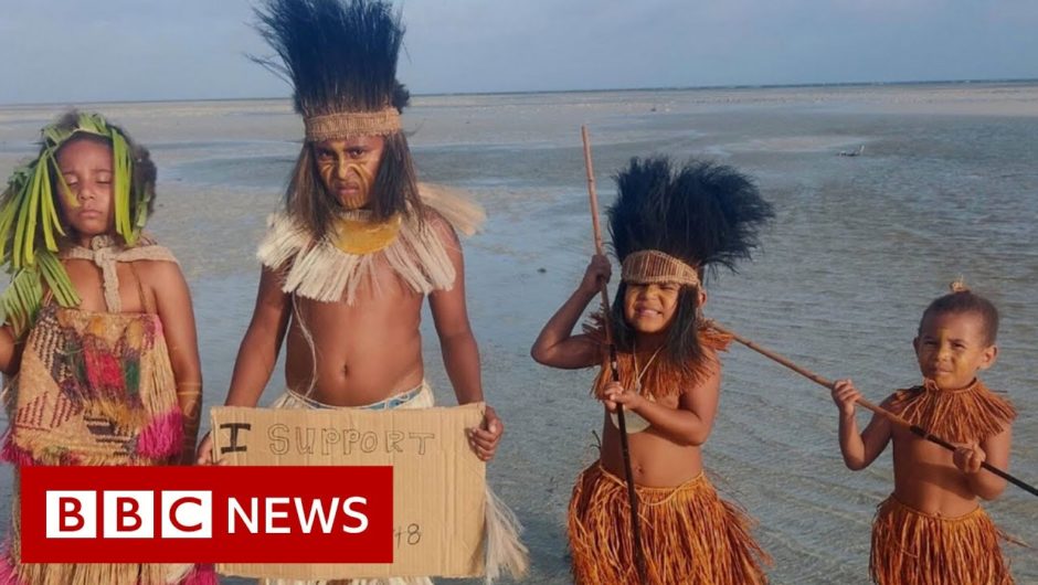 Australian Islanders in landmark climate fight – BBC News