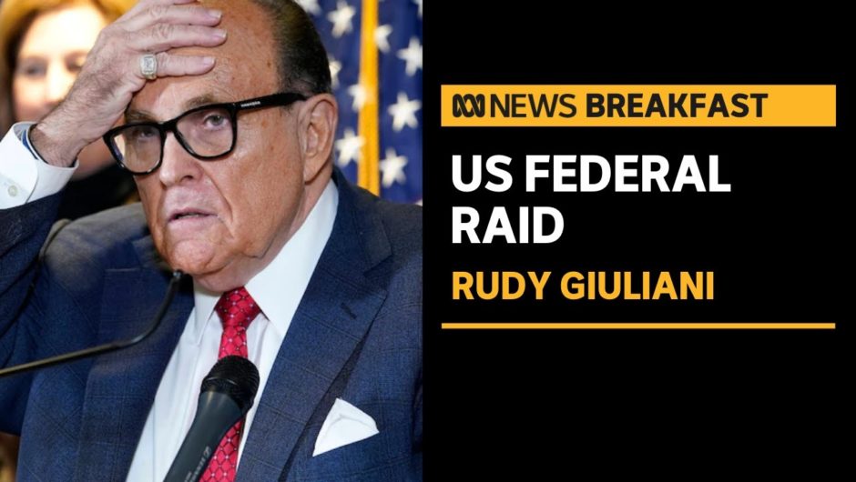 US Federal agents raid Donald Trump's lawyer Rudy Giuliani's apartment in New York | ABC News