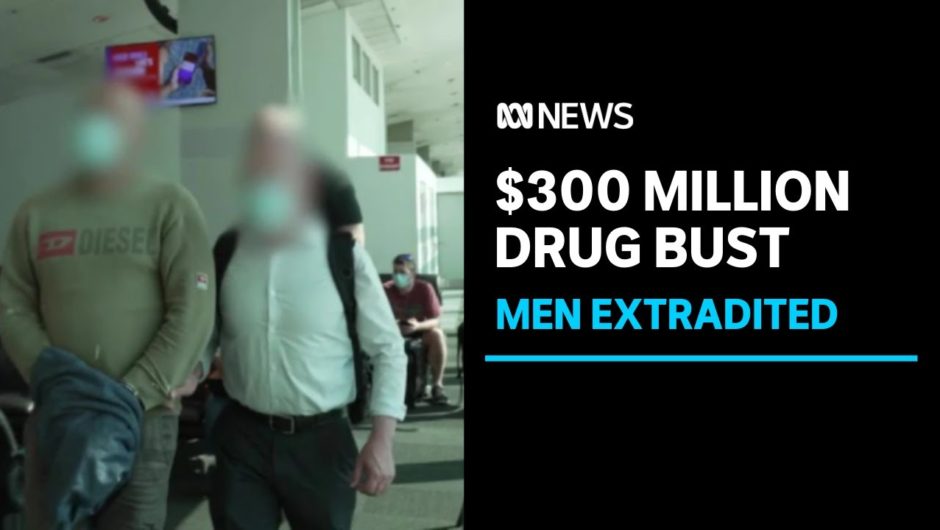 Two Sydney men arrested and extradited to Brisbane over $300 million MDMA drug bust | ABC News