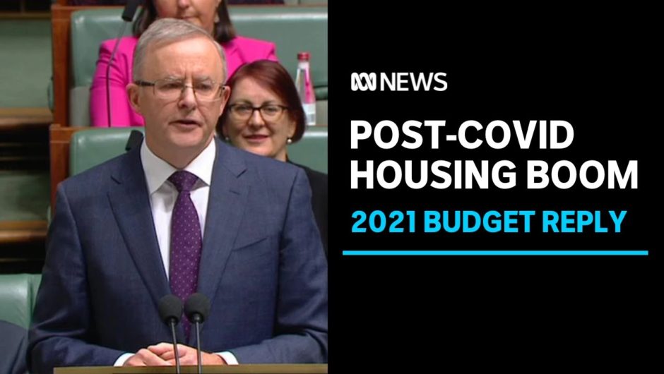 Labor leader Albanese looks towards post-COVID housing boom in budget reply speech | ABC News