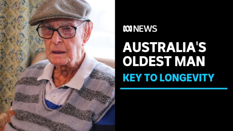 Australia's oldest man to ever live shares the key to his longevity | ABC News