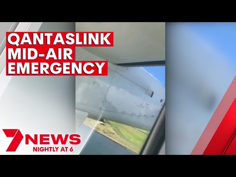 Dozens of passengers caught up in mid-air emergency | 7NEWS