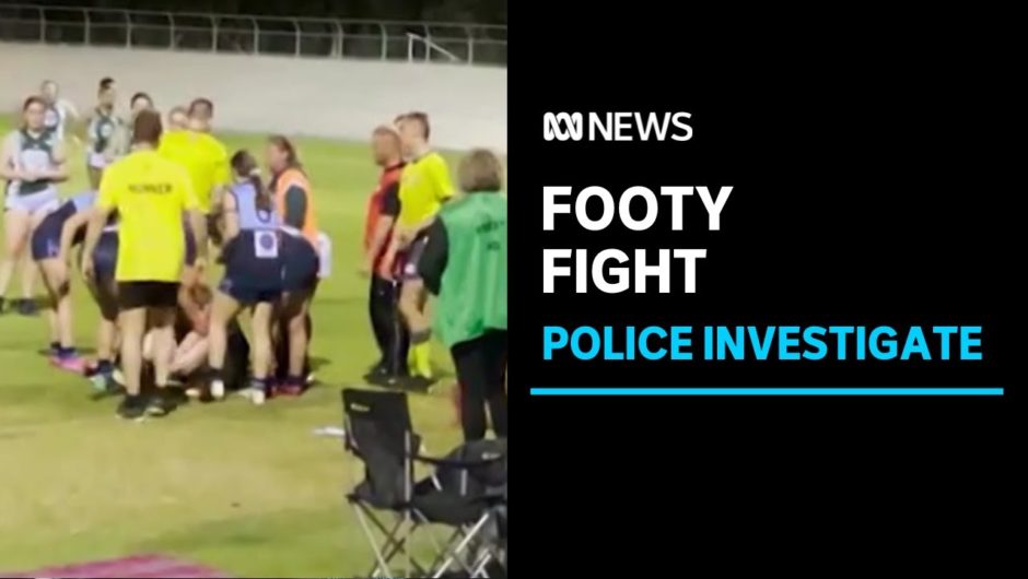 Teenage boundary umpire and his father allegedly assaulted after football match melee | ABC News