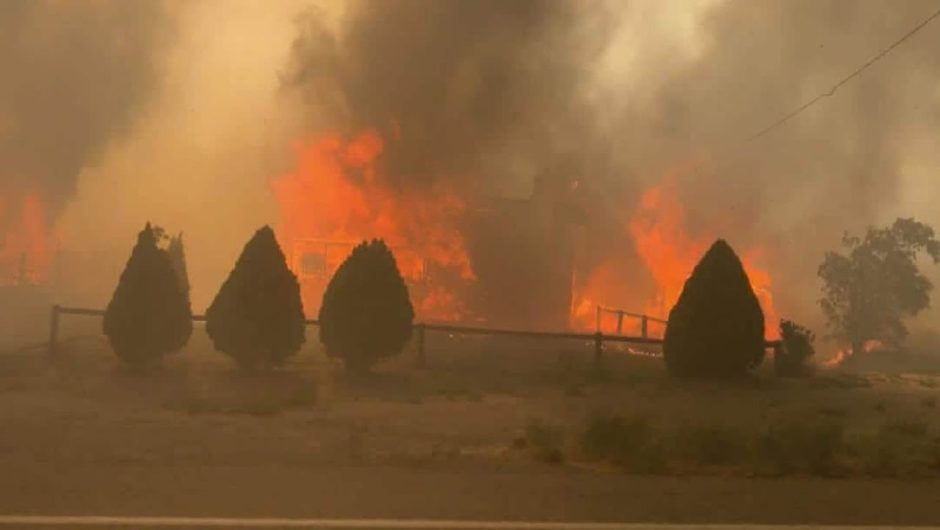 Small B.C. village levelled by fast-moving wildfire