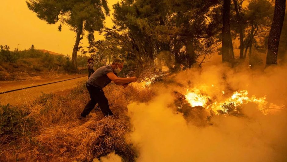 Greece battles wildfires after worst heat wave in 3 decades