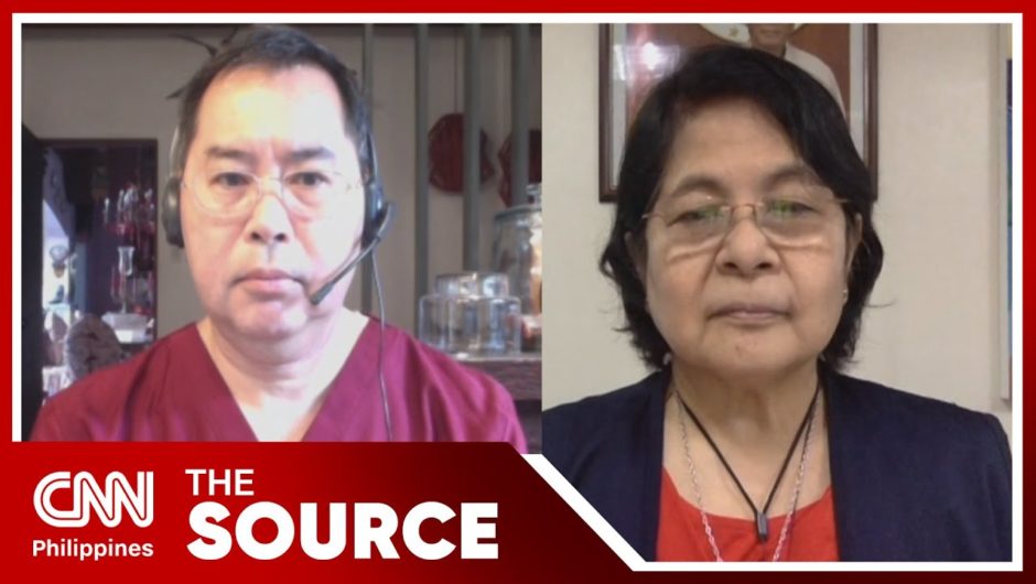 Lung Center of the Philippines spokesperson Norbert Francisco and NKTI Executive Director Rose Marie