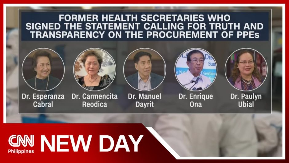 Ex-DOH chiefs, health groups back Senate probe on COVID fund use