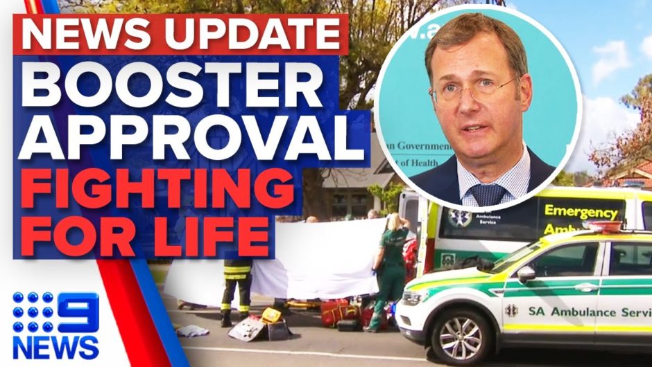 Pfizer boosters to be rolled out next week, young boy struck by car in Adelaide | 9 News Australia