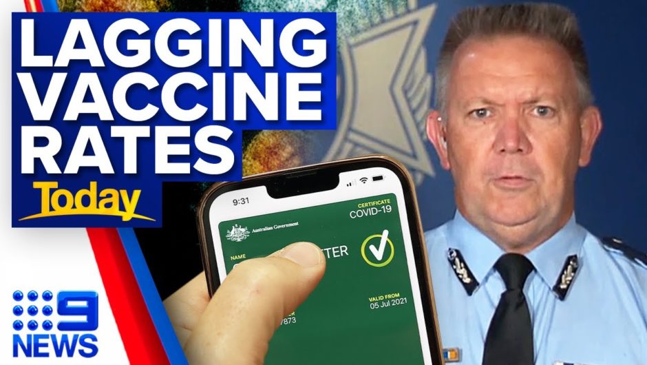 Regional Queensland a "concern" amid lagging vaccination rates | Coronavirus | 9 News Australia