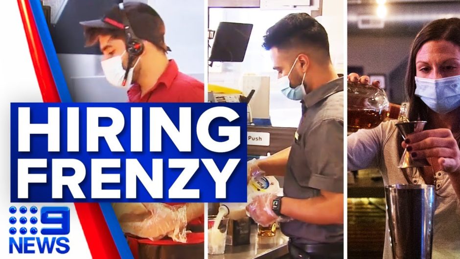 Melbourne businesses embark on major hiring blitz | Coronavirus | 9 News Australia