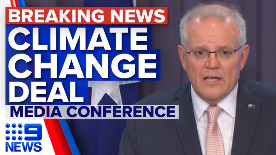 Prime Minister unveils 2050 net zero climate plan | 9 News Australia