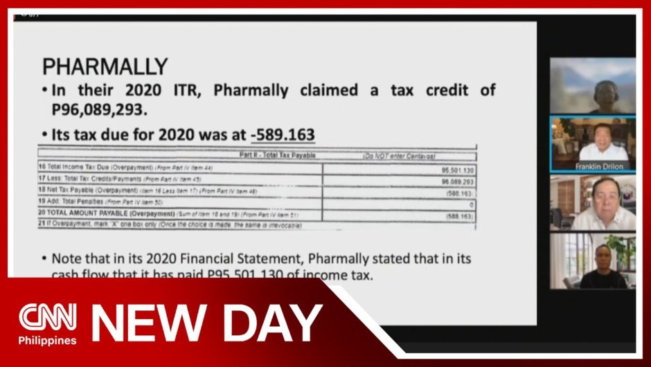 Documents show Pharmally did not pay taxes in 2020