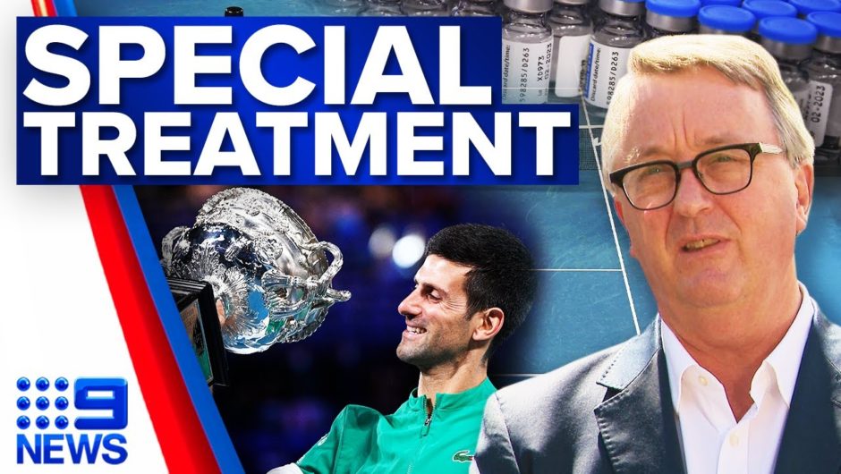 Leaked email reveals plans for unvaccinated tennis players at Australian Open | 9 News Australia