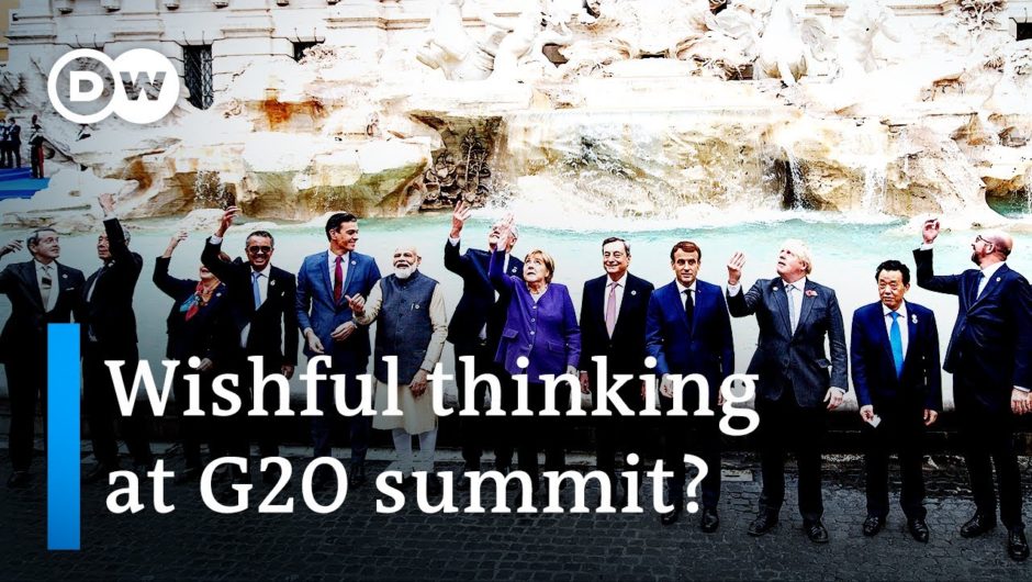 G20 leaders back minimum corporate tax, still out on climate & COVID | DW News