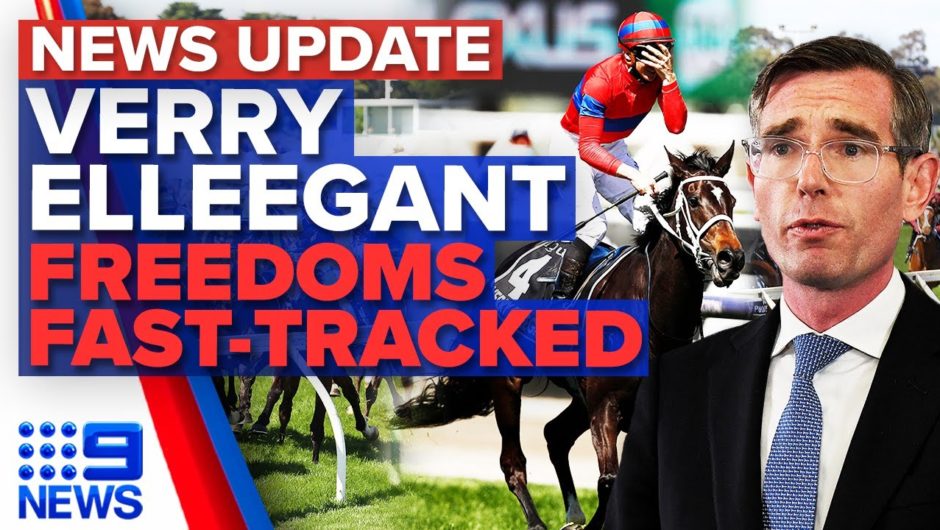 Verry Elleegant wins 2021 Melbourne Cup, NSW freedoms fast-tracked for vaccinated | 9 News Australia