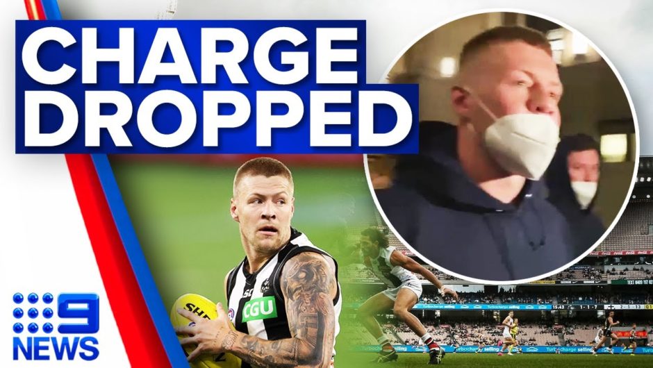 ‘Forcible touching’ charge against AFL player Jordan De Goey dropped | 9 News Australia