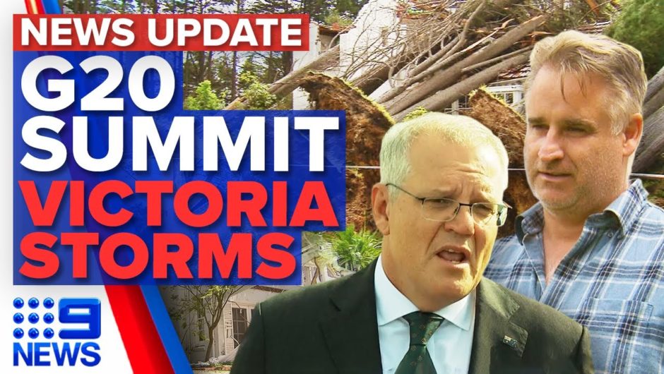 PM could face awkward encounter at G20, Thousands without power after storms | 9 News Australia