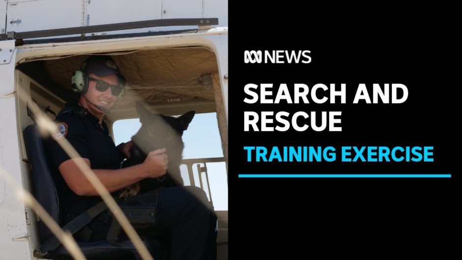 Search and rescue scenarios simulated in the desert for NT Police l ABC News