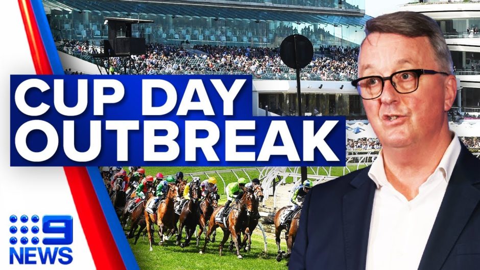 Two COVID-19 cases detected at Melbourne Cup | Coronavirus | 9 News Australia