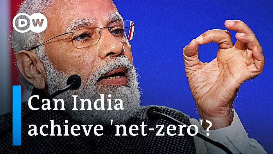 COP26: "By 2070 India will achieve the target of net-zero emissions," Modi says | DW News