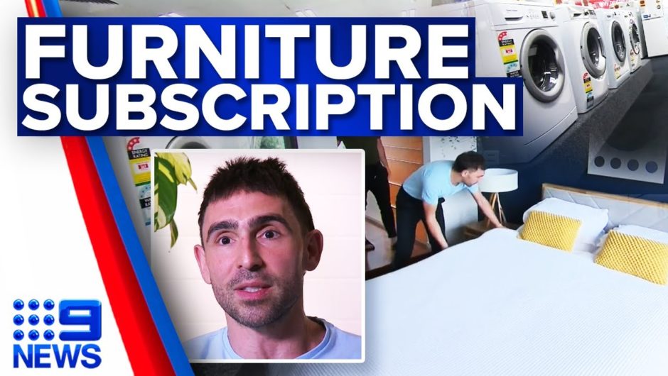 Aussies using subscription services to pay for furniture | 9 News Australia