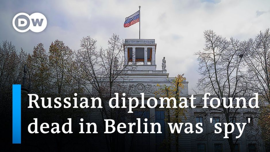 Russian diplomat suspected of being a spy found dead outside embassy in Berlin | DW News