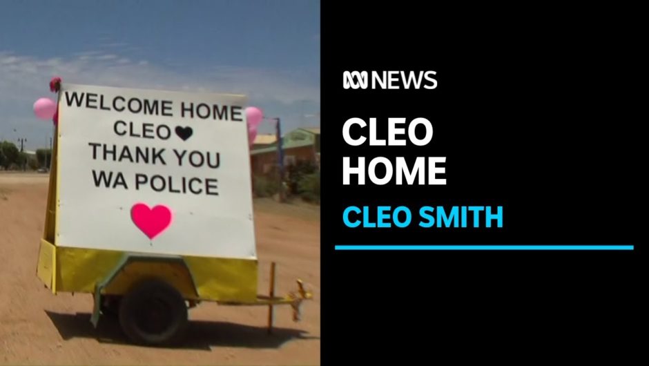 'Luckiest town in the world' welcomes Cleo Smith back home | ABC News