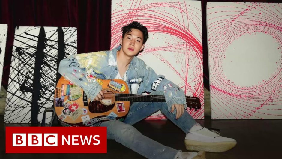 Former K-Pop star Henry Lau's art work on show in London – BBC News