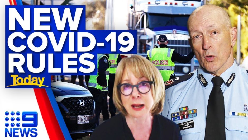 Queensland police focus on COVID-19 compliance after new restrictions | 9 News Australia