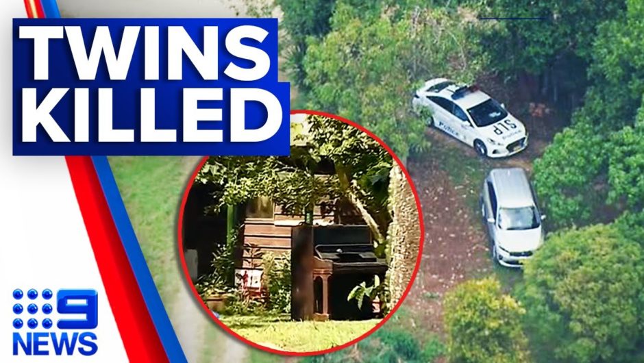 Twin girls killed in tragic house fire | 9 News Australia