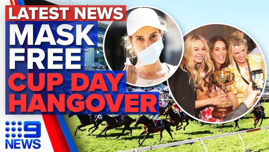 Queensland to ditch masks, Fears of COVID-19 outbreak at Melbourne Cup afterparty | 9 News Australia