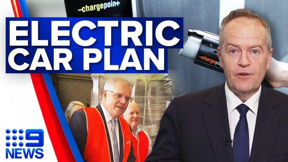 Bill Shorten labels PM’s electric car plan as ‘imitation’ of Labor policies | 9 News Australia