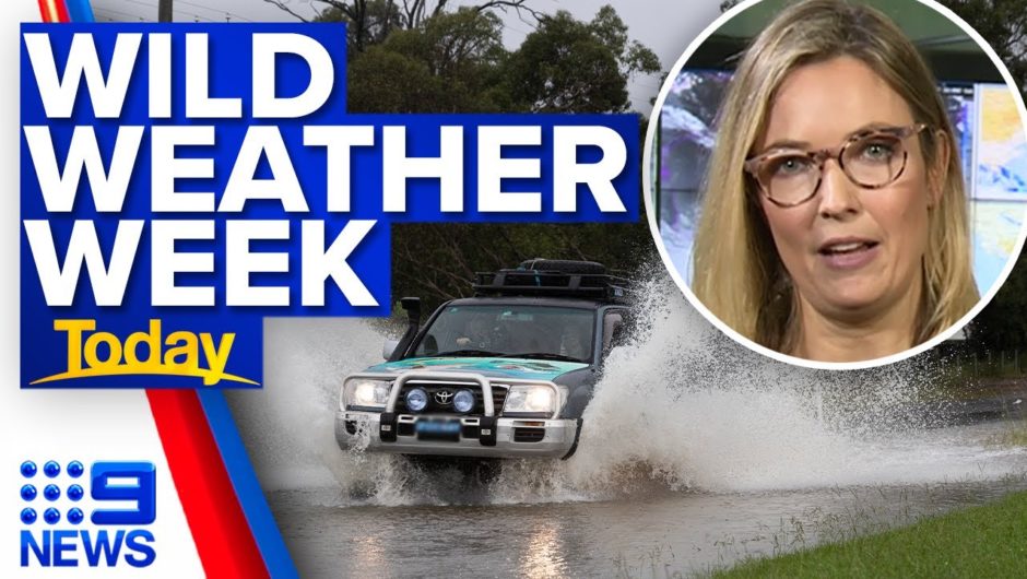 Eastern states brace for week-long drenching | 9 News Australia