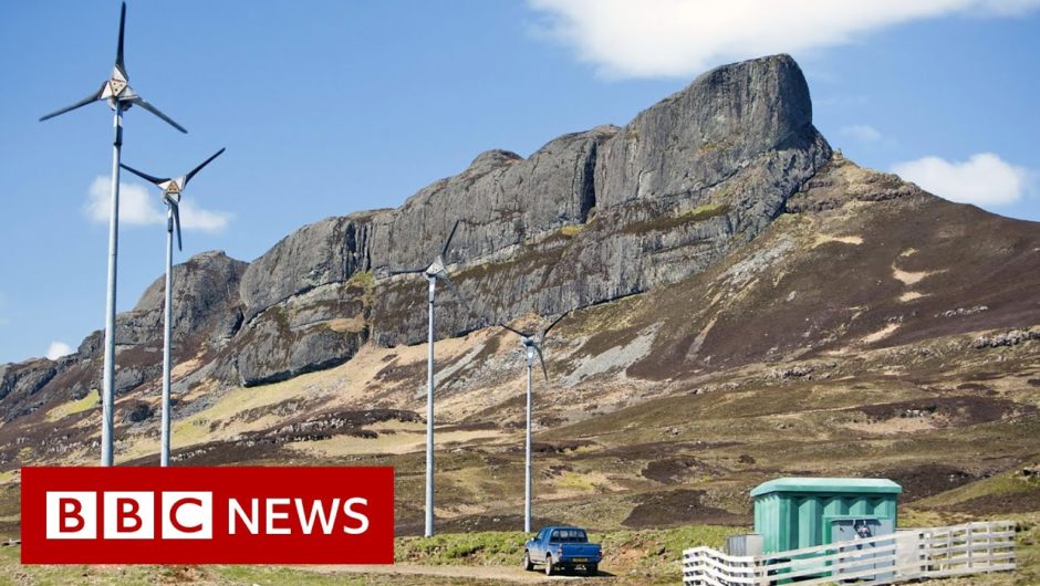 How a tiny Scottish island relies on wind, water, and solar energy – BBC News