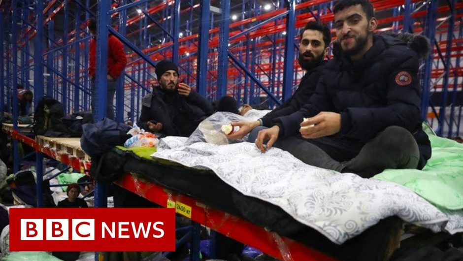 Belarus-Poland border camp empties as migrants move to warehouse – BBC News