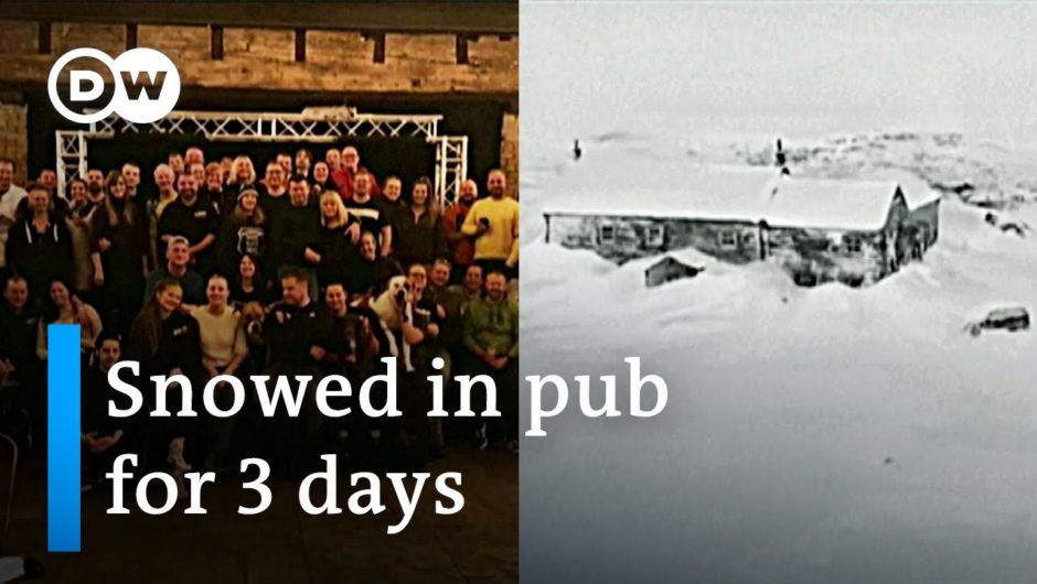 Snowstorm forces guests to spend three nights in a pub | DW News