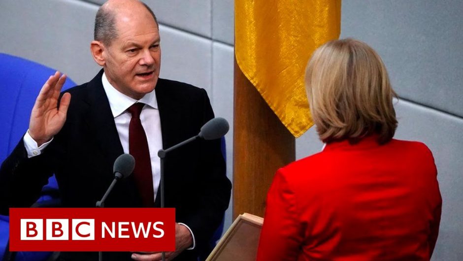 Germany's Olaf Scholz takes over from Merkel as chancellor – BBC News