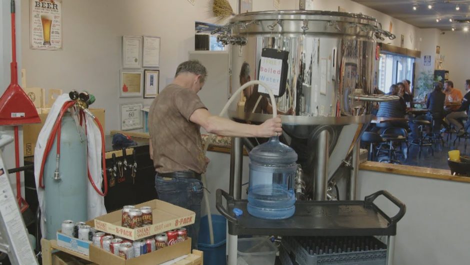 Brewery in Merritt, B.C., firing up the kettles to provide boiled water